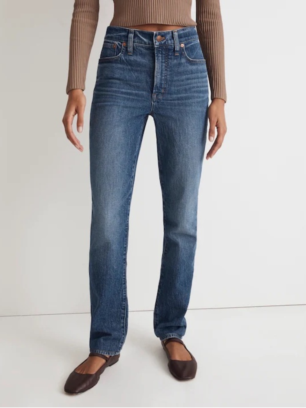 Madewell Perfect Vintage Jean in Decatur (Medium Blue) Wash NWT